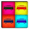 Quadro Pop Art kombi Canvas 30x30cm-QP11 - 1