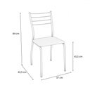 Ver imagem 4 de Mesa de Jantar 4 Lugares Amaryllis Canela/preto - Kappesberg
