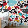 Papel de Parede desenho piratas infantil - 1