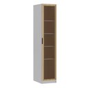 Ver imagem 2 de Guarda-Roupa Planejado 40cm 1 Porta Reflecta com Prateleiras Jade CabeCasa MadeiraOriginals Cinza/Urbano