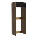 Ver imagem 1 de Porta Geladeira Ágata 1 Porta Basculante Rustic Preto