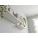Ver imagem 3 de Kit 3 Prateleiras de Parede Suporte Invisível Branco 40x20 60x20
