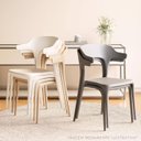 Ver imagem 7 de 2x Cadeira de Jantar Garden Luxo Preta - Kit