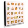 Quadro Infantil Alfabeto Inglês Canvas 30x30cm-INF113 - 2