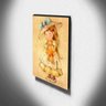 Quadro Infantil Vintage Menina e Ursinho Canvas 40x30cm-INF454 - 3