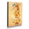 Quadro Infantil Vintage Menina e Ursinho Canvas 40x30cm-INF454 - 2