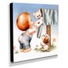 Quadro Infantil Vintage Menino Canvas 30x30cm-INF435 - 2