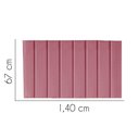 Ver imagem 2 de Painel Estofada Carla 140cm Casal para Cama Box Quarto Suede Rosa Bebê - Gat Magazine