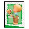 Quadro Infantil Vintage Menino e Cachorro Canvas 40x30cm-INF446 - 1