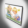Quadro Infantil Vintage Menino e Menina Canvas 30x40cm-INF447 - 3