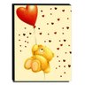 Quadro Infantil Vintage Ursinho Canvas 40x30cm-INF497 - 1