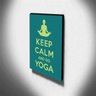 Quadro Keep Calm And Do Yoga Canvas 40x30cm-KCA13 - 3