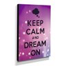 Quadro Keep Calm And Dream On Canvas 40x30cm-KCA11 - 2