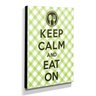 Quadro Keep Calm And Eat On Canvas 40x30cm-KCA68 - 2