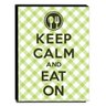 Quadro Keep Calm And Eat On Canvas 40x30cm-KCA68 - 1