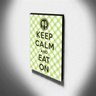 Quadro Keep Calm And Eat On Canvas 40x30cm-KCA68 - 3