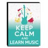 Quadro Keep Calm And Learn Music Canvas 40x30cm-KCA54 - 1