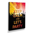 Ver imagem 2 de Quadro Keep Calm And Let's Party Canvas 40x30cm-KCA24