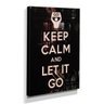 Quadro Keep Calm And Let It Go Canvas 40x30cm-KCA83 - 2