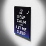 Quadro Keep Calm And Let Me Sleep Canvas 40x30cm-KCA81 - 3