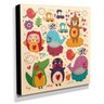 Quadro Infantil Animais Canvas 30x30cm-INF125 - 2