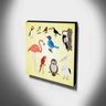 Quadro Infantil Animais Pássaros Canvas 30x30cm-INF413 - 3