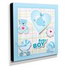 Quadro Infantil Baby Boy Canvas 30x30cm-INF129 - 2
