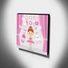 Quadro Infantil Bailarina Canvas 30x30cm-INF155 - 3