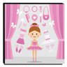 Quadro Infantil Bailarina Canvas 30x30cm-INF155 - 1