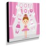 Quadro Infantil Bailarina Canvas 30x30cm-INF155 - 2