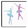 Quadro Infantil Bailarina Canvas 30x30cm-INF159 - 1