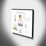 Quadro Infantil Bailarina Canvas 30x30cm-INF162 - 3