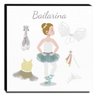 Quadro Infantil Bailarina Canvas 30x30cm-INF162 - 1