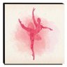Quadro Infantil Bailarina Canvas 30x30cm-INF163 - 1