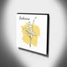 Quadro Infantil Bailarina Canvas 30x30cm-INF166 - 3