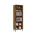 Ver imagem 4 de Armário Torre Quente 2 Fornos 4 Portas Nature Off White 220x70 cm Safira
