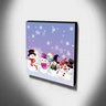 Quadro Infantil Bonecos de Neve Canvas 30x30cm-INF184 - 3