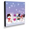 Quadro Infantil Bonecos de Neve Canvas 30x30cm-INF184 - 2
