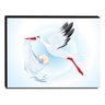 Quadro Infantil Cegonha Canvas 30x30cm-INF306 - 1