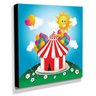 Quadro Infantil Circo Canvas 30x30cm-INF343 - 2
