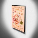 Ver imagem 3 de Quadro Infantil Vintage Menina e Borboletas Canvas 40x30cm-INF495
