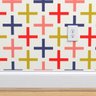 Papel de Parede sinal de + colorido - 3