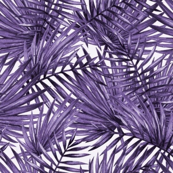 Papel de Parede folha de palmeira aquarela - 2