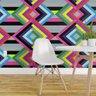 Papel de Parede geométrico colorido - 1