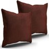 Kit 2 Almofadas Marrom 43x43cm cada - 2