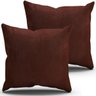 Kit 2 Almofadas Marrom 43x43cm cada - 1