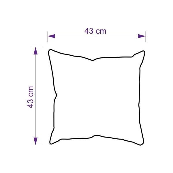 Kit 2 Almofadas Luxemburgo e Estocolmo 43x43cm cada - 5