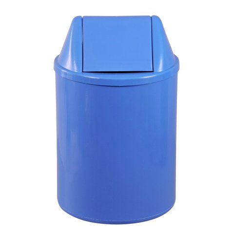 Lixeira Plástica Tampa Vai-vem 12 Litros Azul
