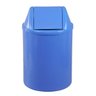 Lixeira Plástica Tampa Vai-vem 12 Litros Azul - 1