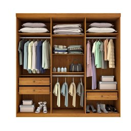 Guarda Roupa Casal Olimpo 6 Portas 3 Gavetas Tcil Cinamomo - 3